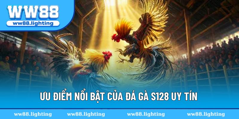 Ưu điểm nổi bật của đá gà s128 uy tín